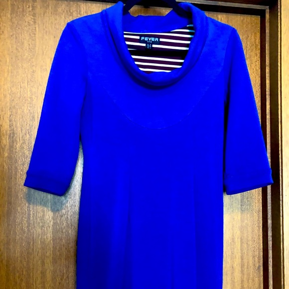 FEVER CITY Dress, Royal Blue, Sz 4 - Picture 1 of 8